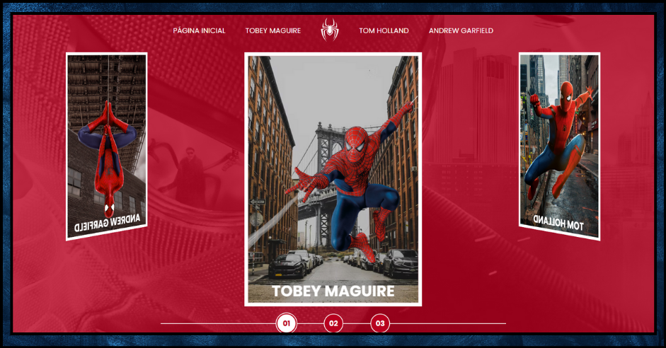 Site Homem-Aranha